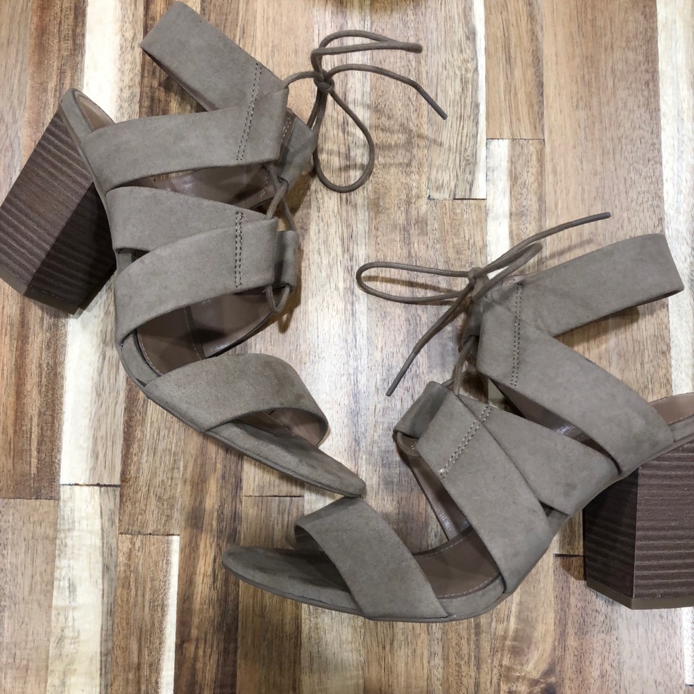 Lace-up Strap Heels